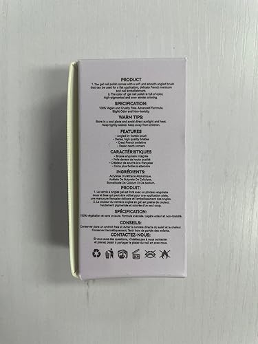 Miniatura 5 de SAVILAND Esmalte de uñas de gel rojo rosado  Esmalte de uñas de gel de gelatina rosa transparente de secado rápido y de larga duración, esmalte de