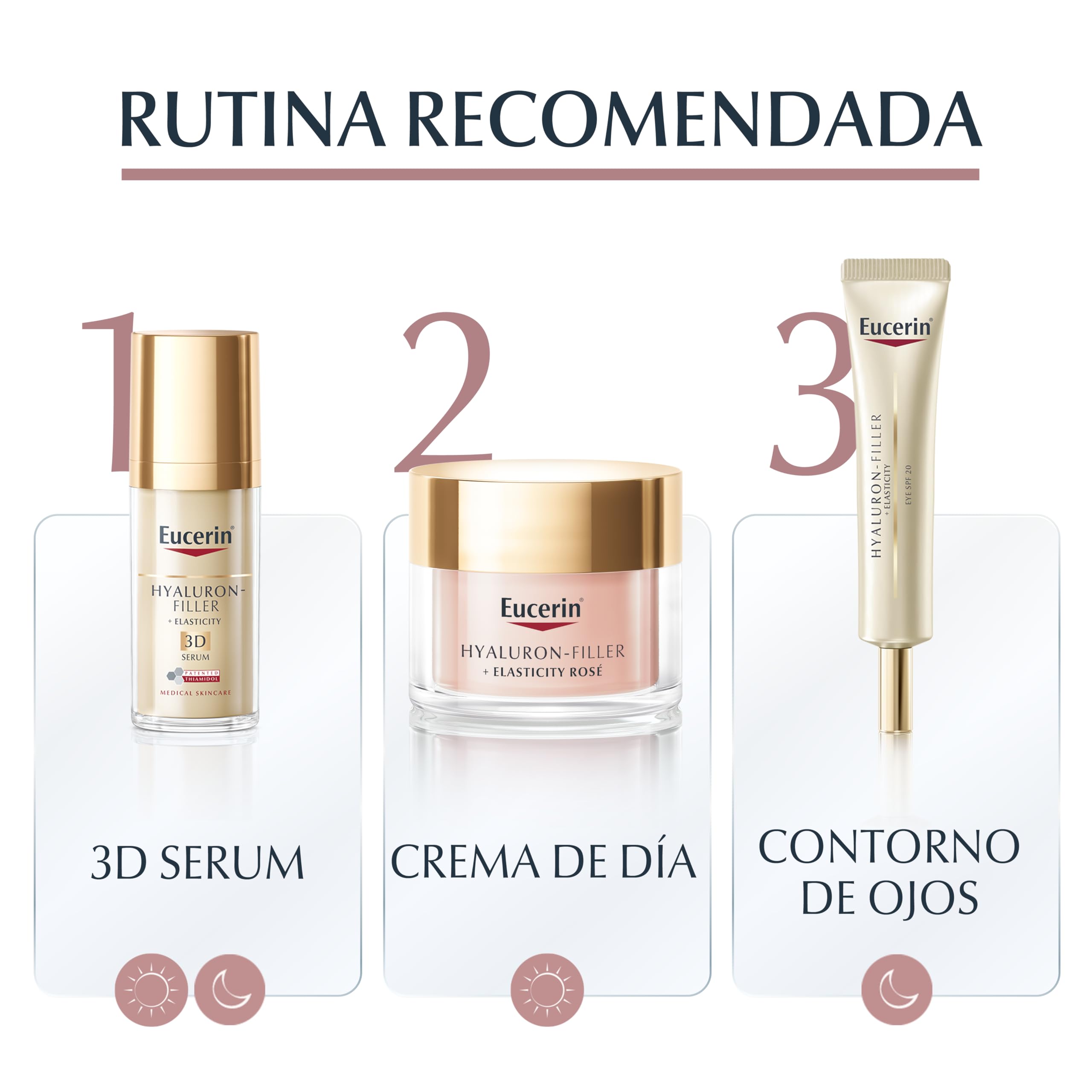 Hyalluron Filler+ Elasticity Crema Dia Rosé FP30 50ml