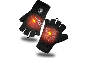 Heated Gloves Rechargeable, Electric Warm Gloves with Touchscreen