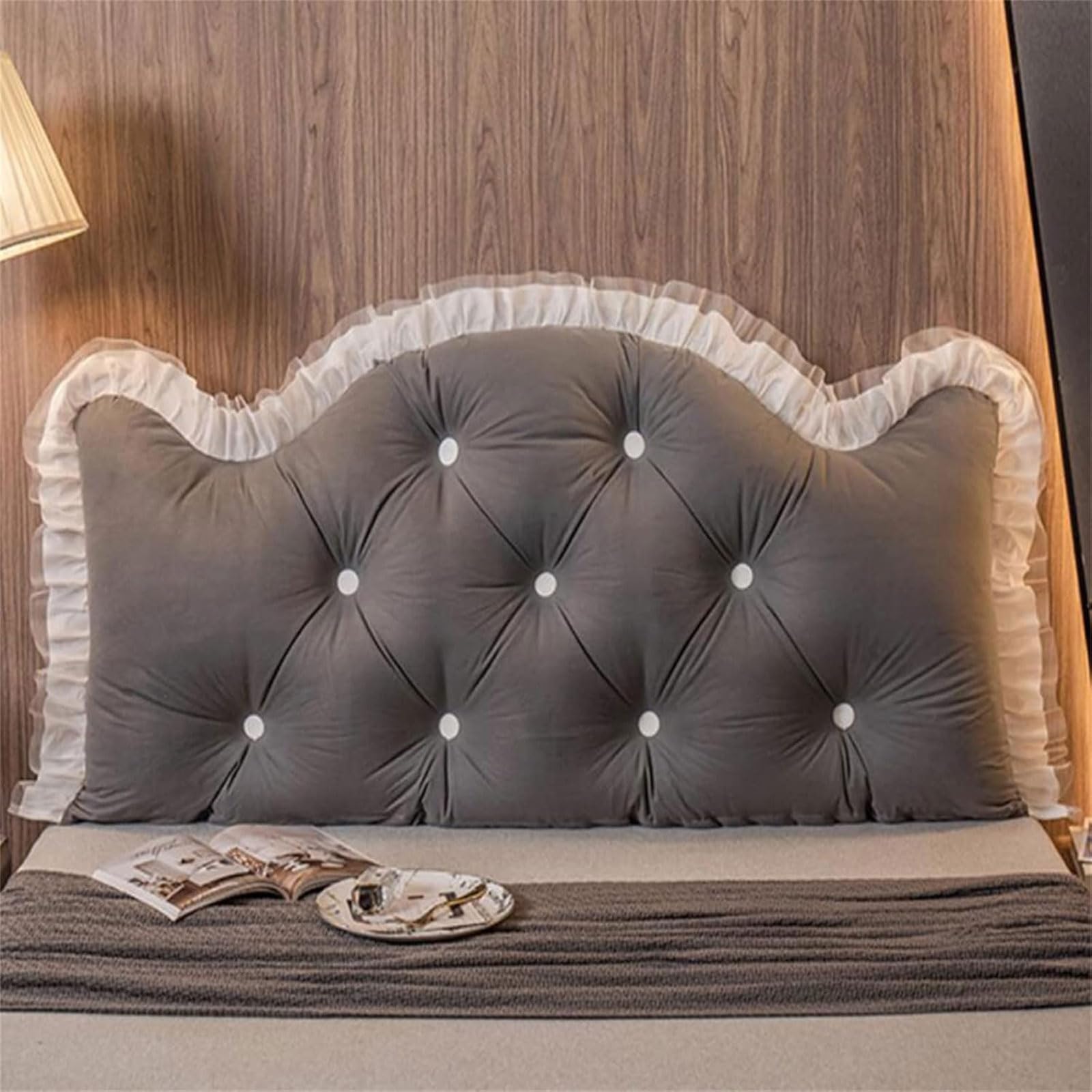 Cale de lecture soulagement du dos coussin de lit gris 150cm