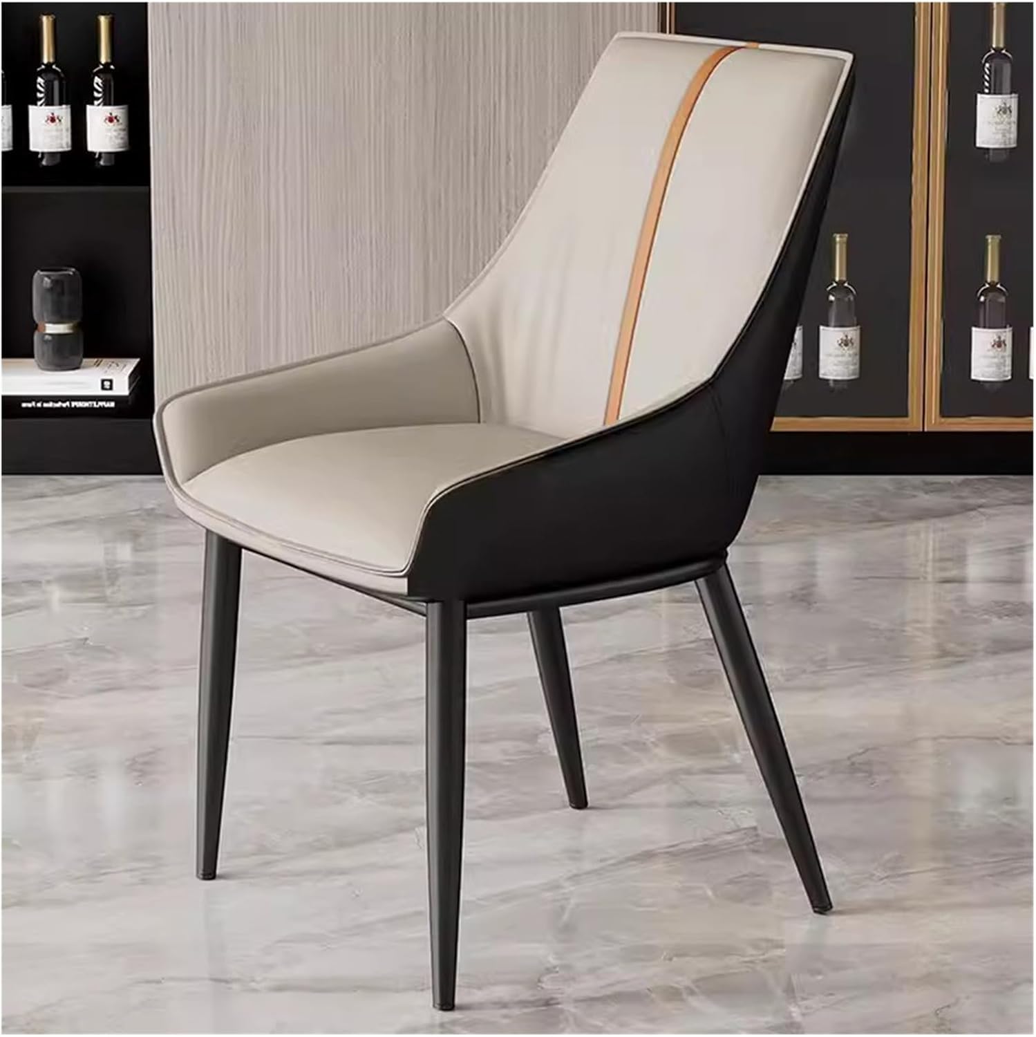 Amazon.com - WIGSELBL Modern Dining Chairs PU Upholstered Kitchen ...