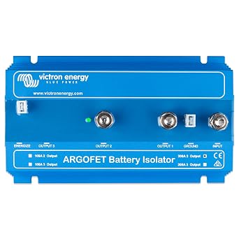 Victron Energy Argofet Battery Isolators 200-2AC 2 Batteries 200 amp