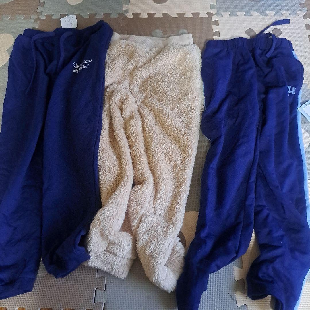 スウェットトレーナージャケットズボン まとめ売り冬物セット130cm