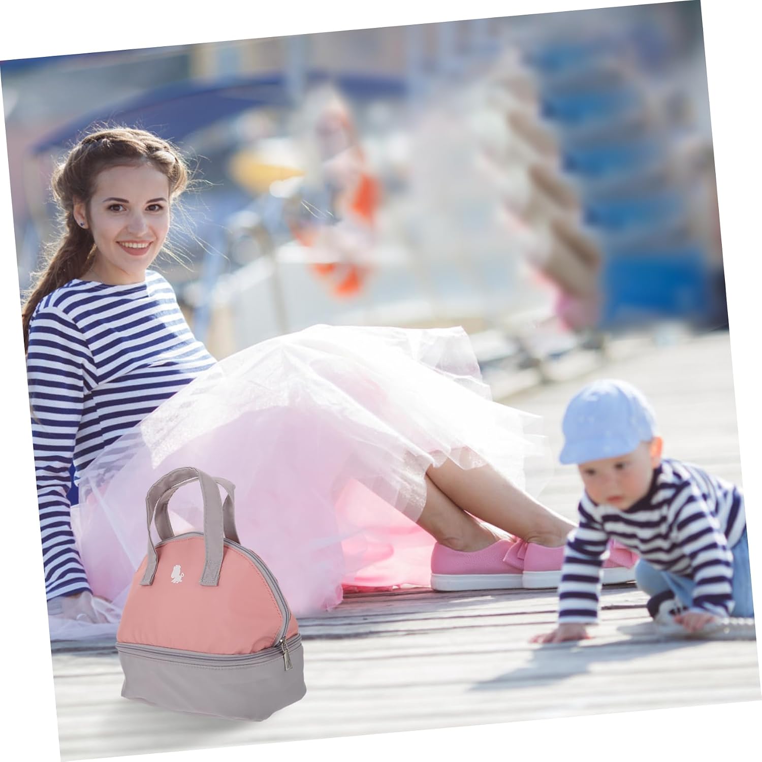 1pc Insulated Breast Milk Storage Bag Portable Tote Zipper for Breast Pump Milk Bottles Professional Thermal Insulation Long-term Freshness