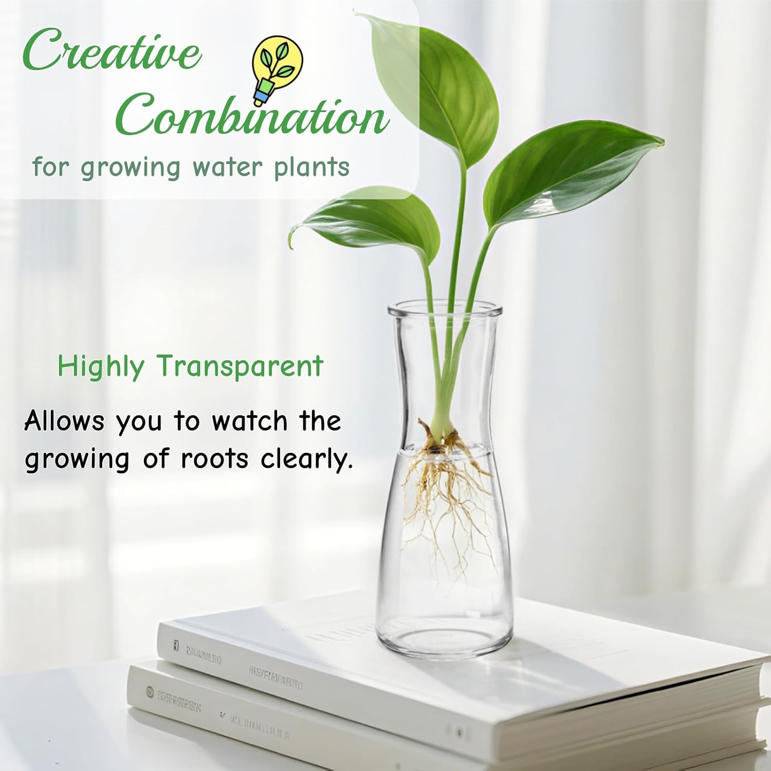 Set of 12 Glass Bud Vases, Clear Small Flower Vases for Centerpieces, 6 Oz Decorative Vase for Wedding, Birthday, Events, Dining Room - Image 7