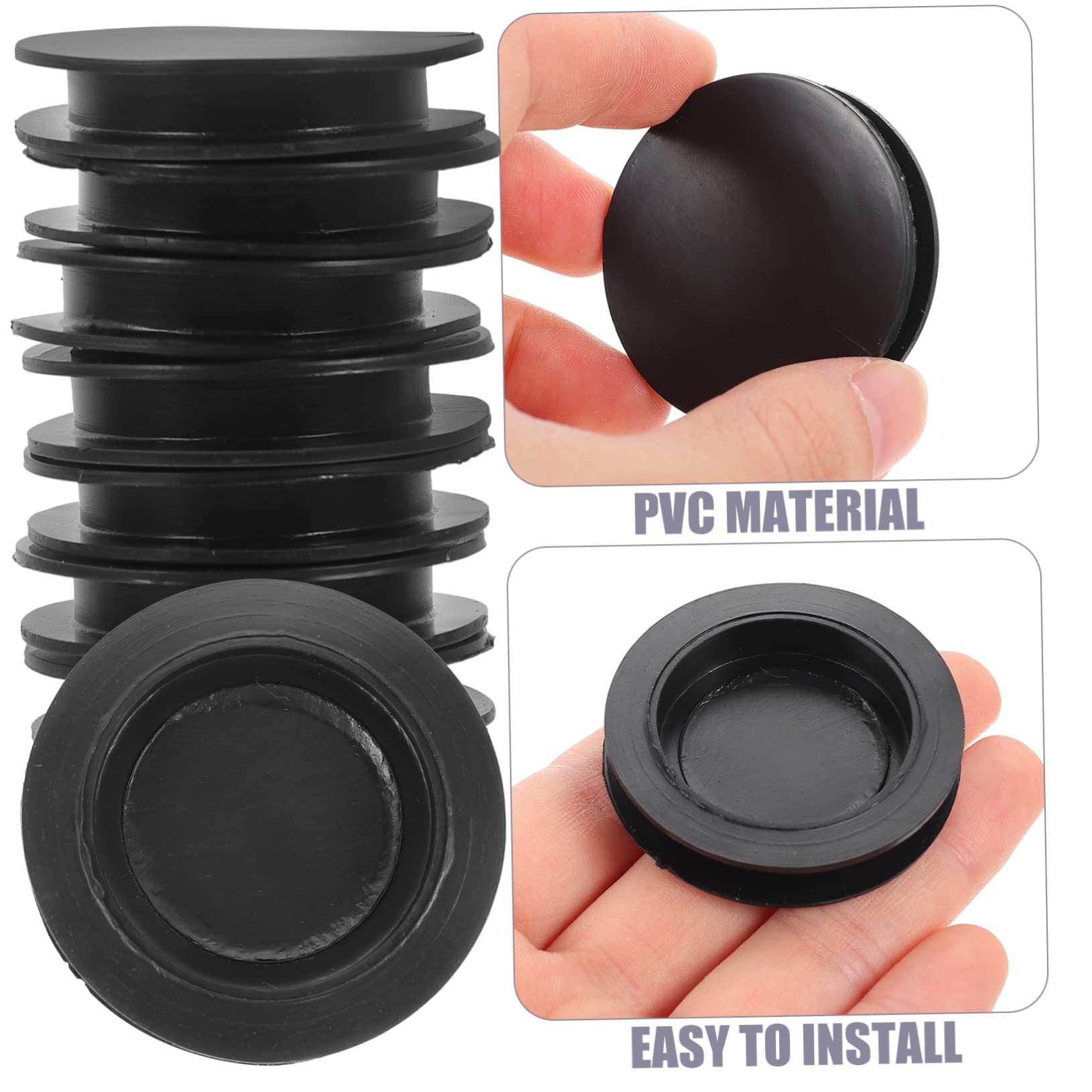 Cabilock 40Pcs Piggy Bank Stoppers Caps for Sealing Money Jars and Deposit Boxes Easy to Install Lightweight and Reusable Piggy Bank Bottom Covers