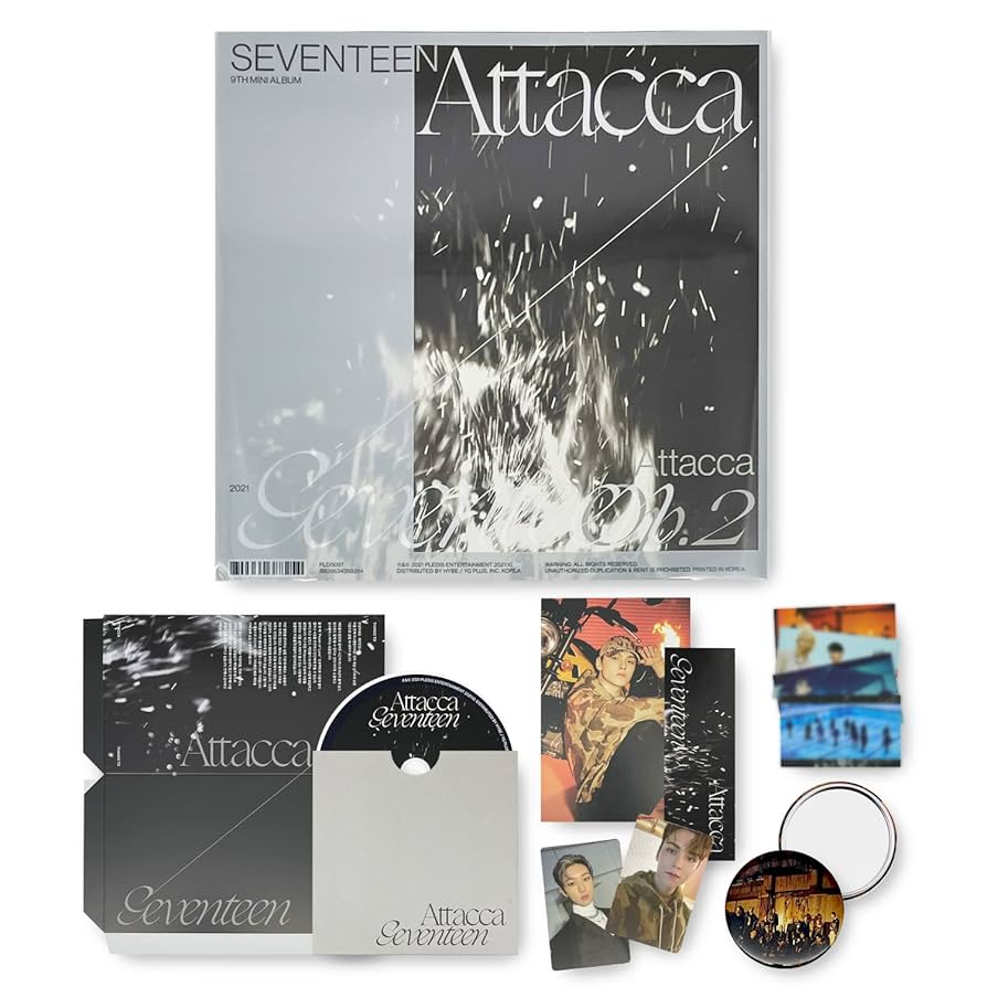 SEVENTEEN 9TH MINI ALBUM [ Attacca ] - ( Op.2 Ver ) Photo Book +
