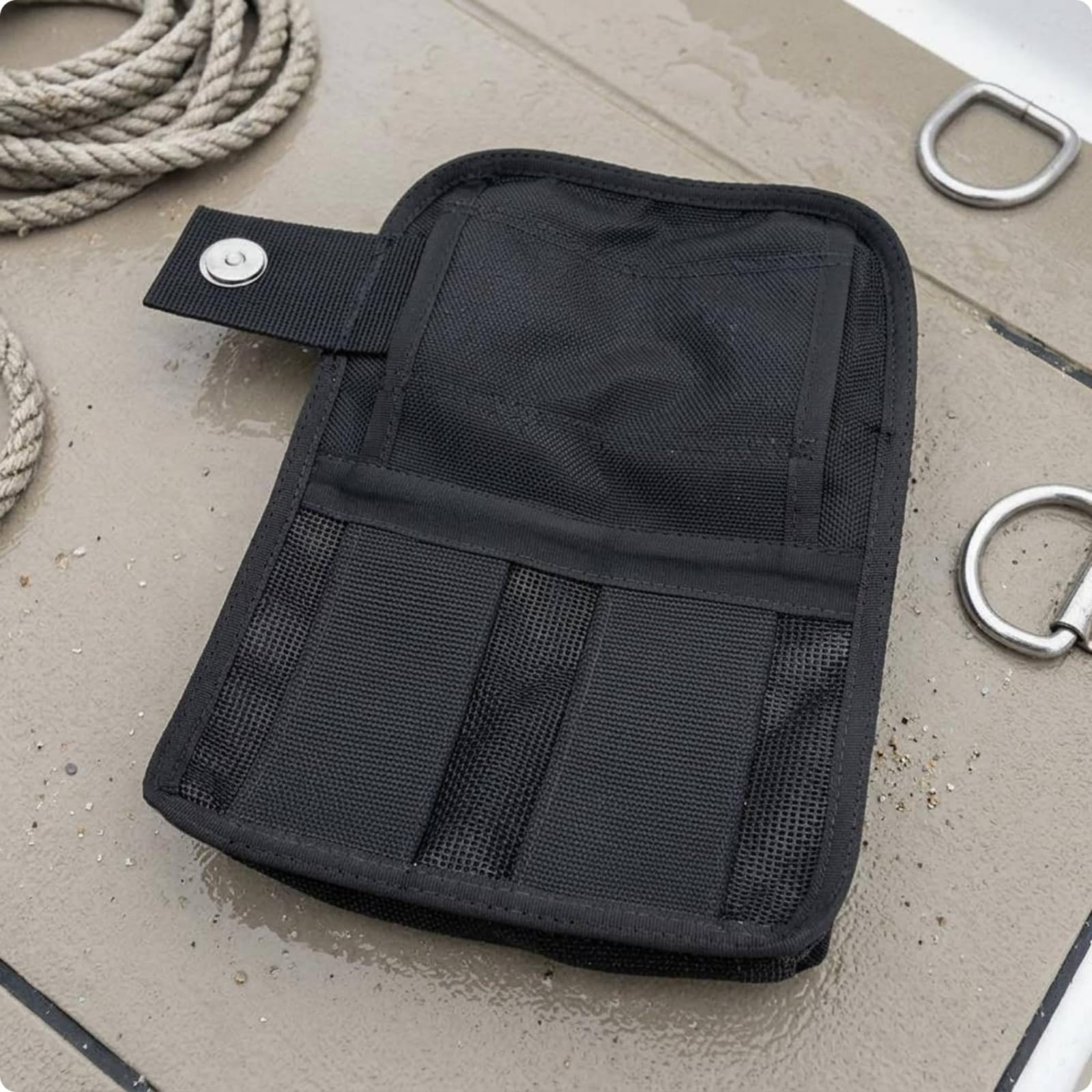2 Pièces Pochette Cuisse Plongée Facile à Rincer Sac Latéral Gilet Stabilisateur Multifonction Matériel de Sport pour Plongeurs Avancée
