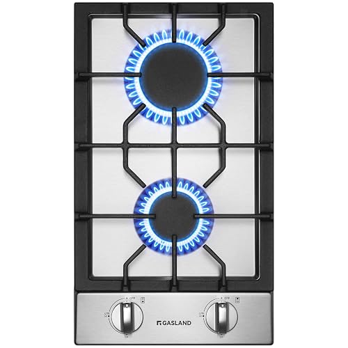 GASLAND 2 Burners Gas Cooktop 12 Inch Drop-in
