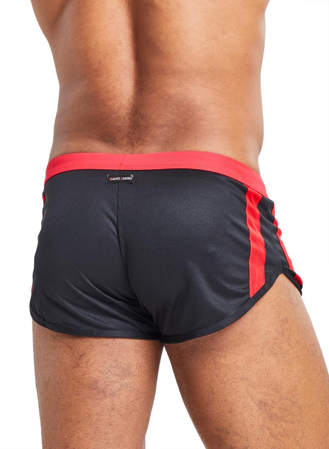 MIZOK Mens 3" Colorblock Workout Running Shorts Bodybuilding Gym Quick Dry Athletic Shorts - Image 3