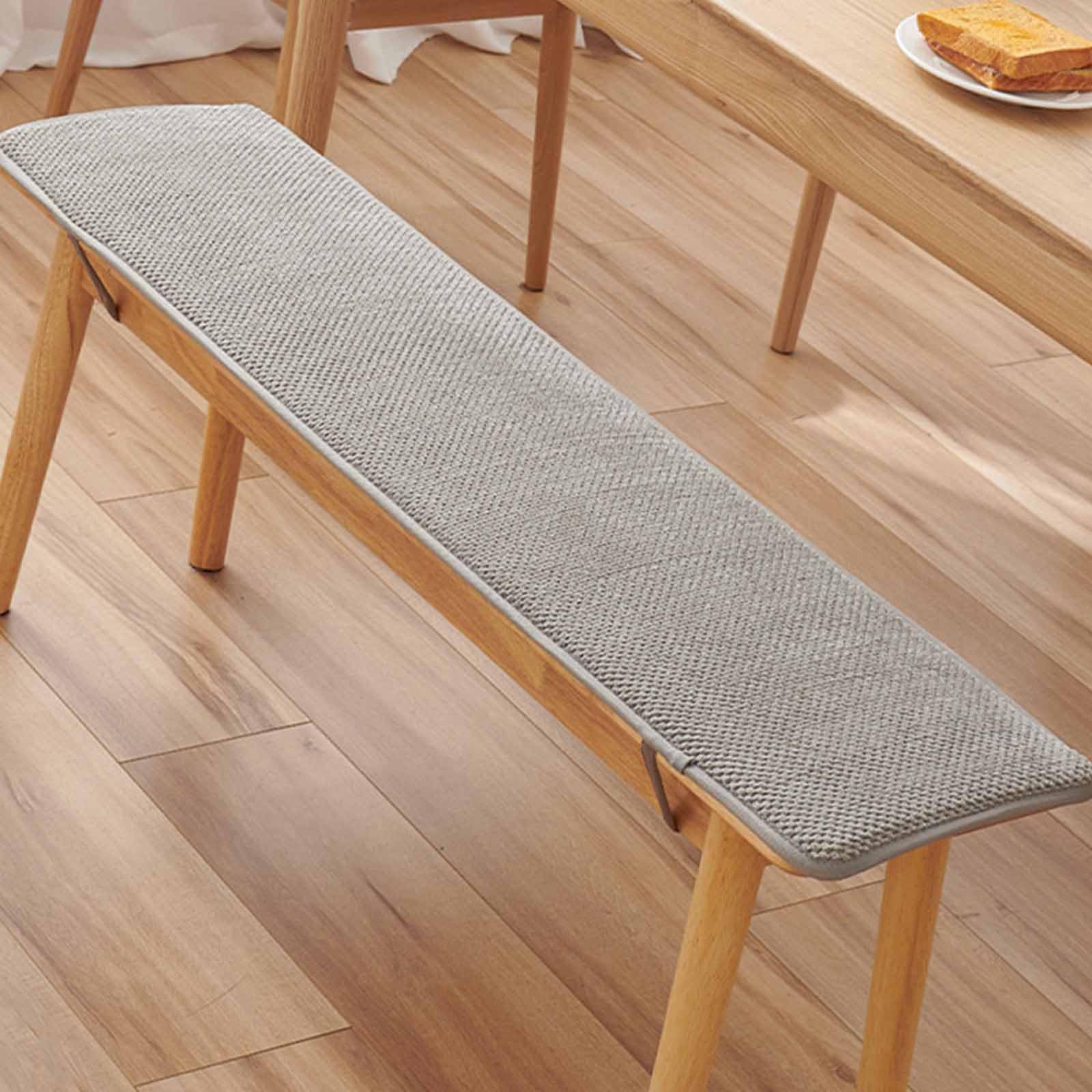 Cojín de asiento de espuma de 30 x 120 cm de grosor, suave y duradero, para comedor, patio, cerveza, jardín y salón, accesorio de apoyo y relajación para uso doméstico y exterior