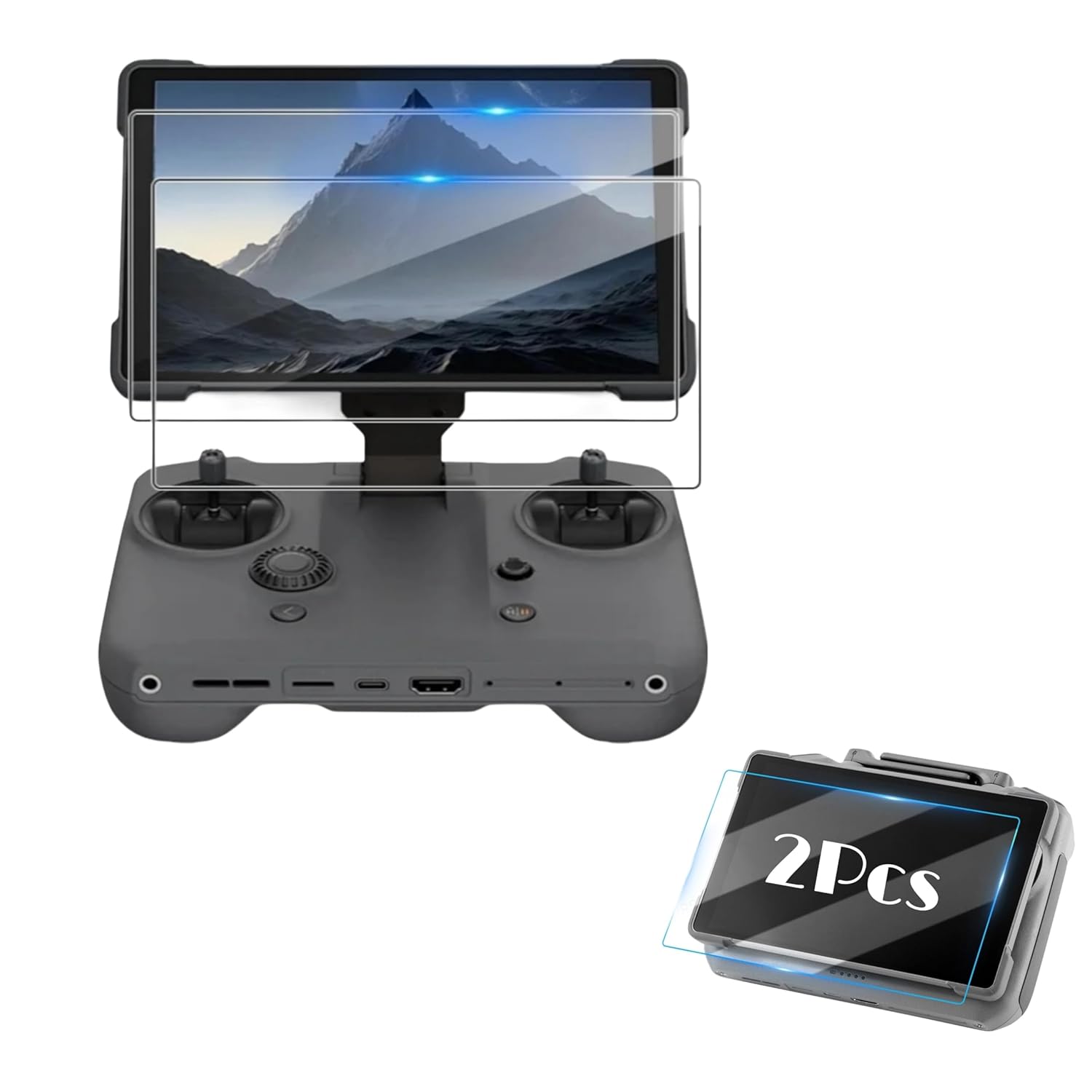 GetZget® Tempered Glass Compatible with Dji Mavic 4 Pro Smart Remote controller RC Pro 2 Scratch Guard Screen protector accessories(2 Glasses) (RC Pro 2) GetZget® Tempered Glass Compatible with Dji Mavic 4 Pro Smart Remote controller RC Pro 2 Scratch Guard Screen protector accessories(2 Glasses) (RC Pro 2)