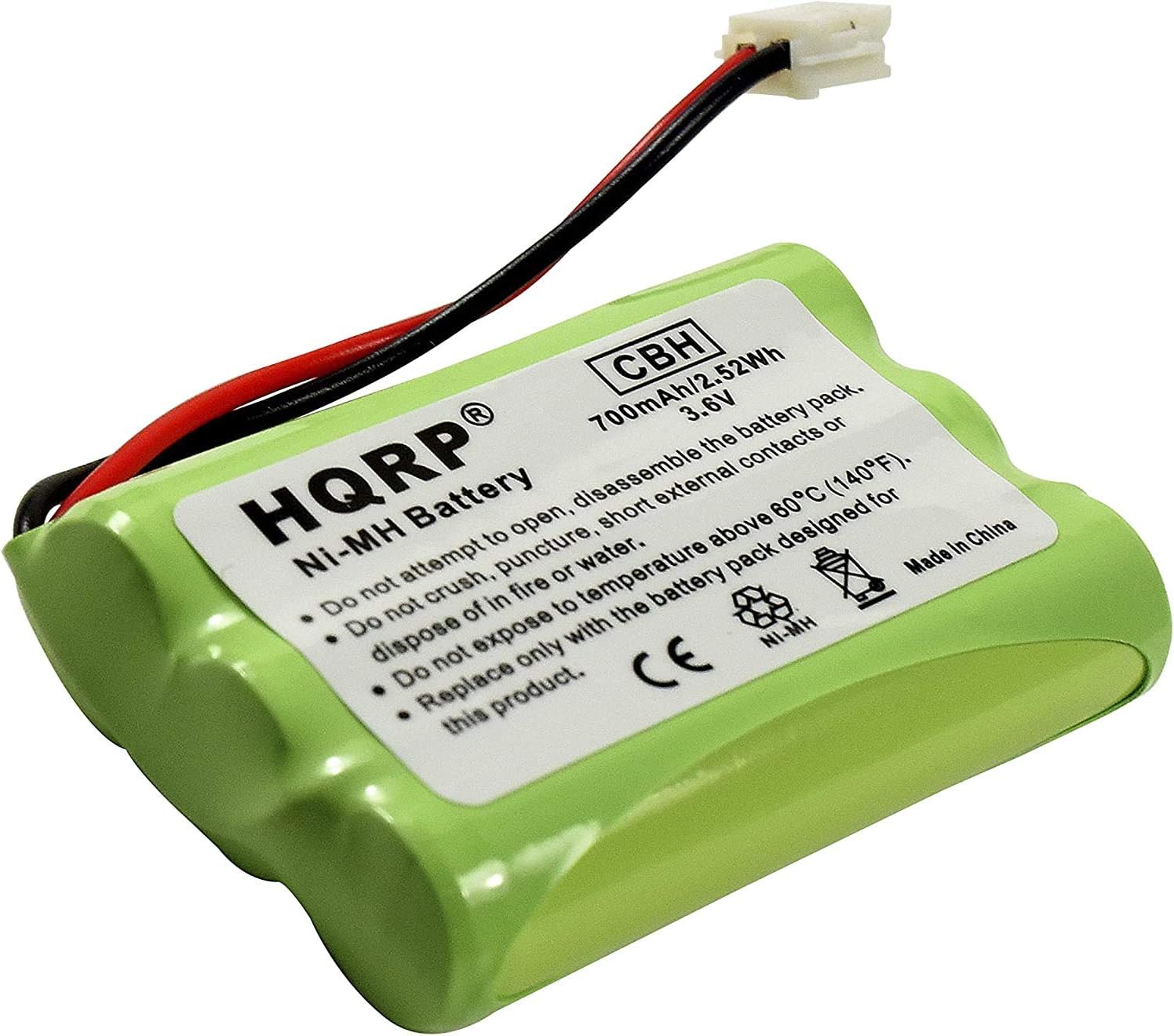 HQRP 2-Pack Phone Battery Compatible with VTech 6897, DS4121-3, DS4121-4, DS4122-3, i6717, i6725