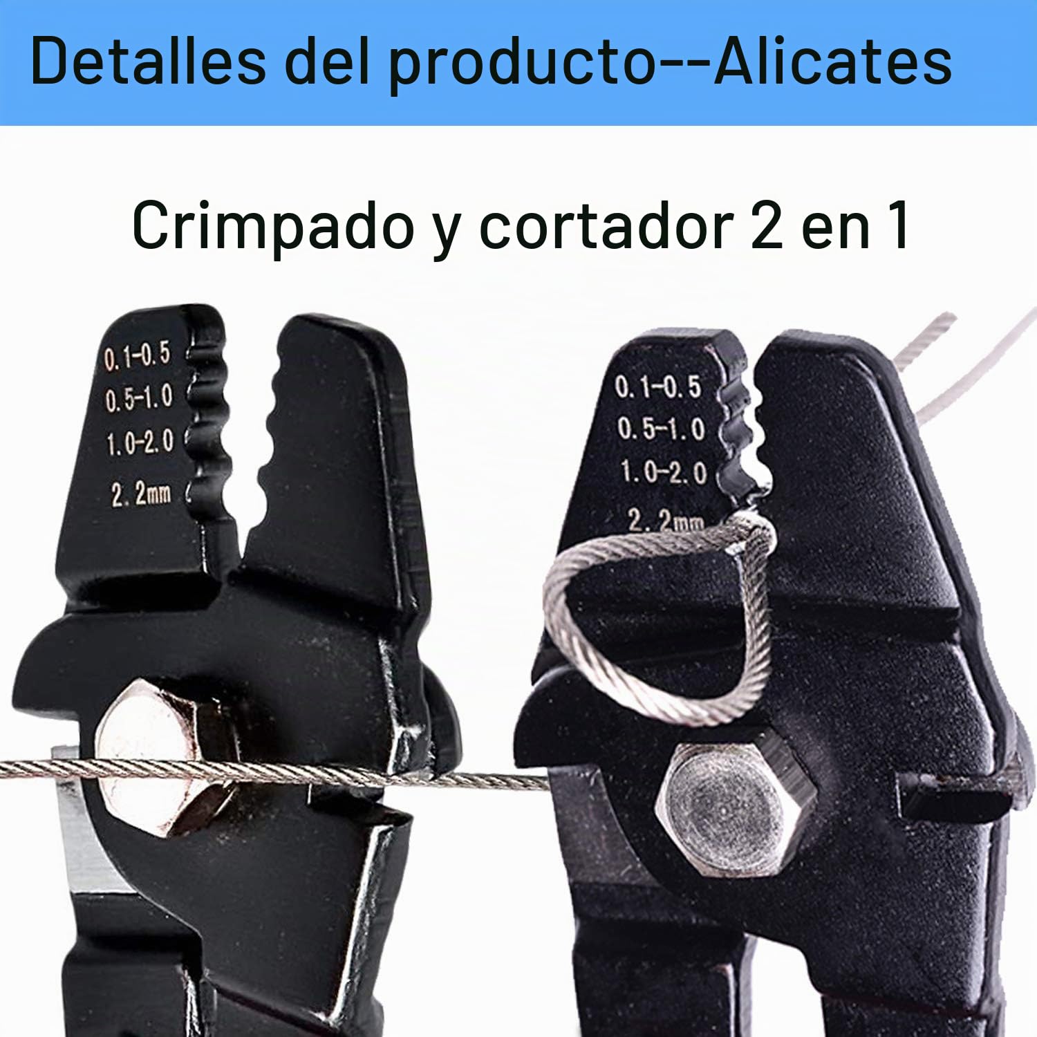 30m de alambre de acero inoxidable +una herramienta de prensado de cuerda de alambre + +4 tensores de alambre +8 ganchos de tornillo de ojo