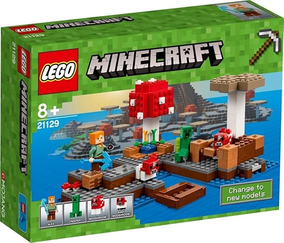 Amazon Lego レゴ マインクラフト Mushroom Island マッシュルーム アイランド キノコ島 並行輸入品 ブロック おもちゃ