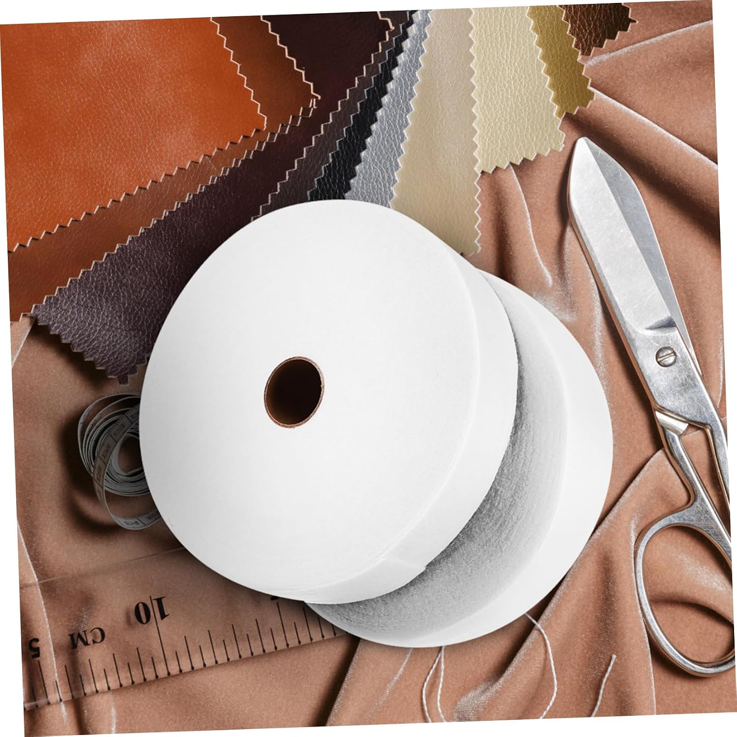 jojofuny 2 Rolls Absorbent Quilt Material for Versatile Quilting Sewing and Crafting Projects Lightweight and Easy to Cut