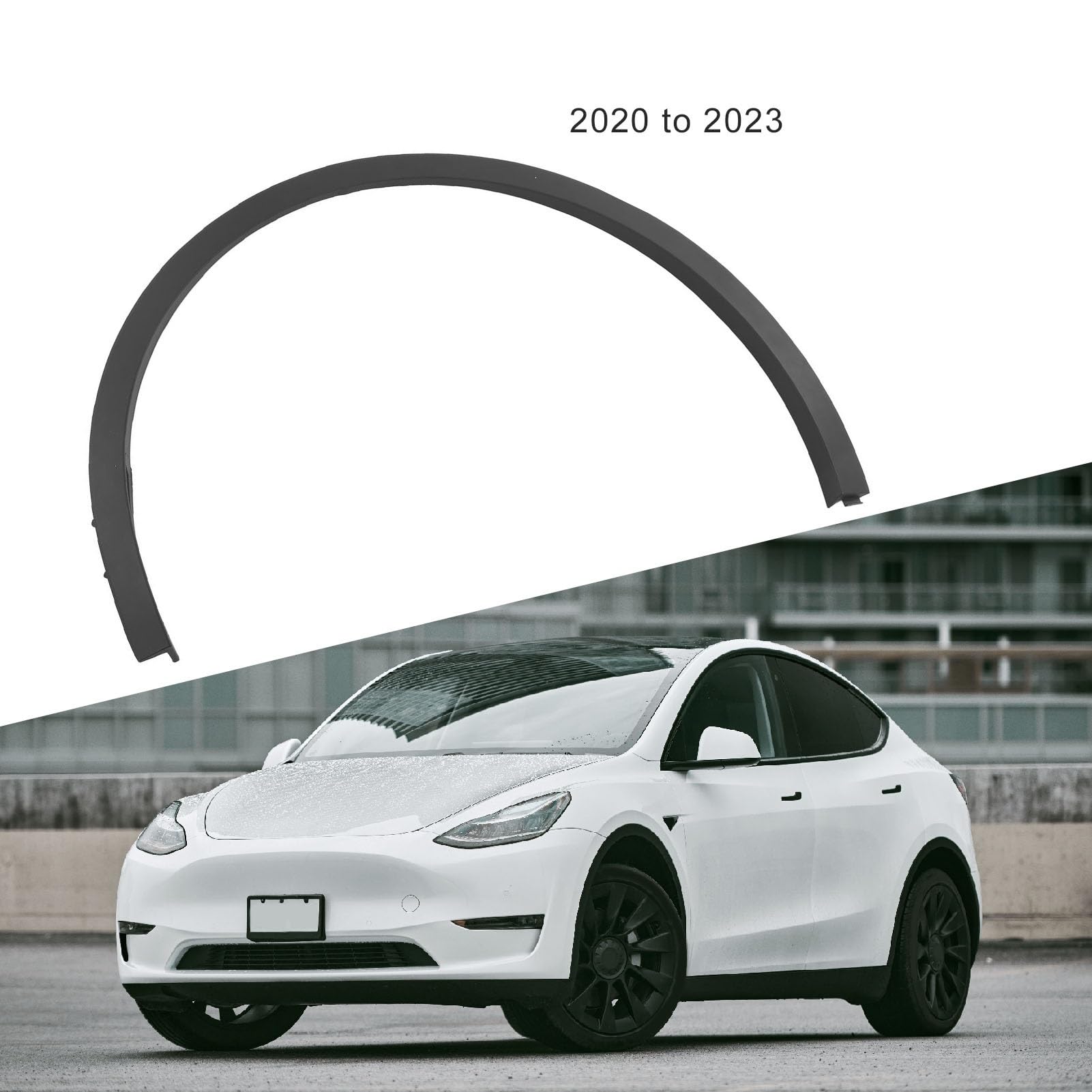 KMAGE 1 Pièce De Moulage De Roue D'aile Latérale De Voiture