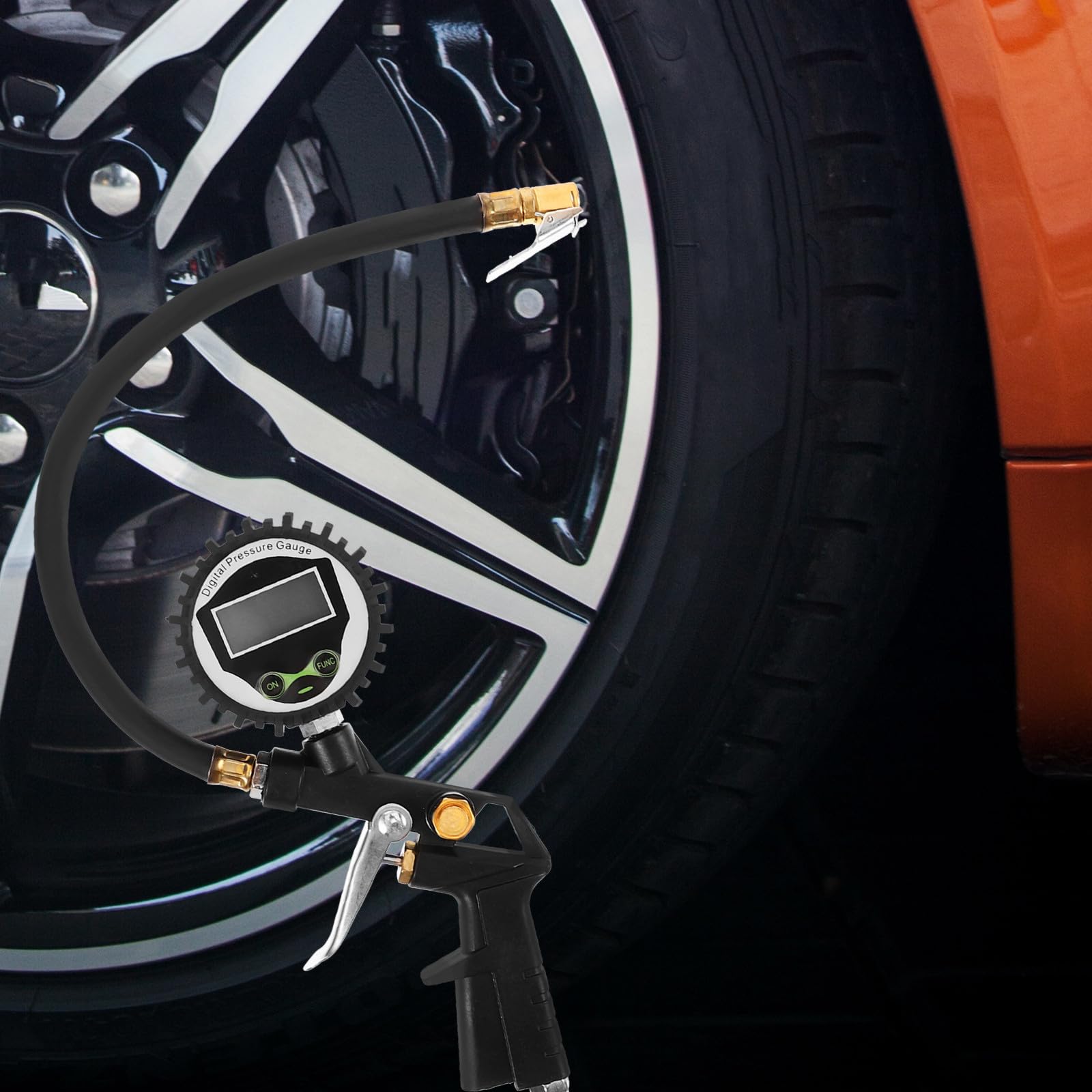 Manómetro Digital Mano y Precisión en 837 1.6% de Presión de Neumáticos Resistente y Fácil de Usar para Bicicleta y Suv
