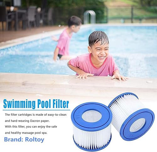 Miniatura 4 de Filtro de piscina VI para filtros de bañera de hidromasaje Saluspa Cartucho de repuesto de bomba tipo VI, filtros de bañera de hidromasaje VI para
