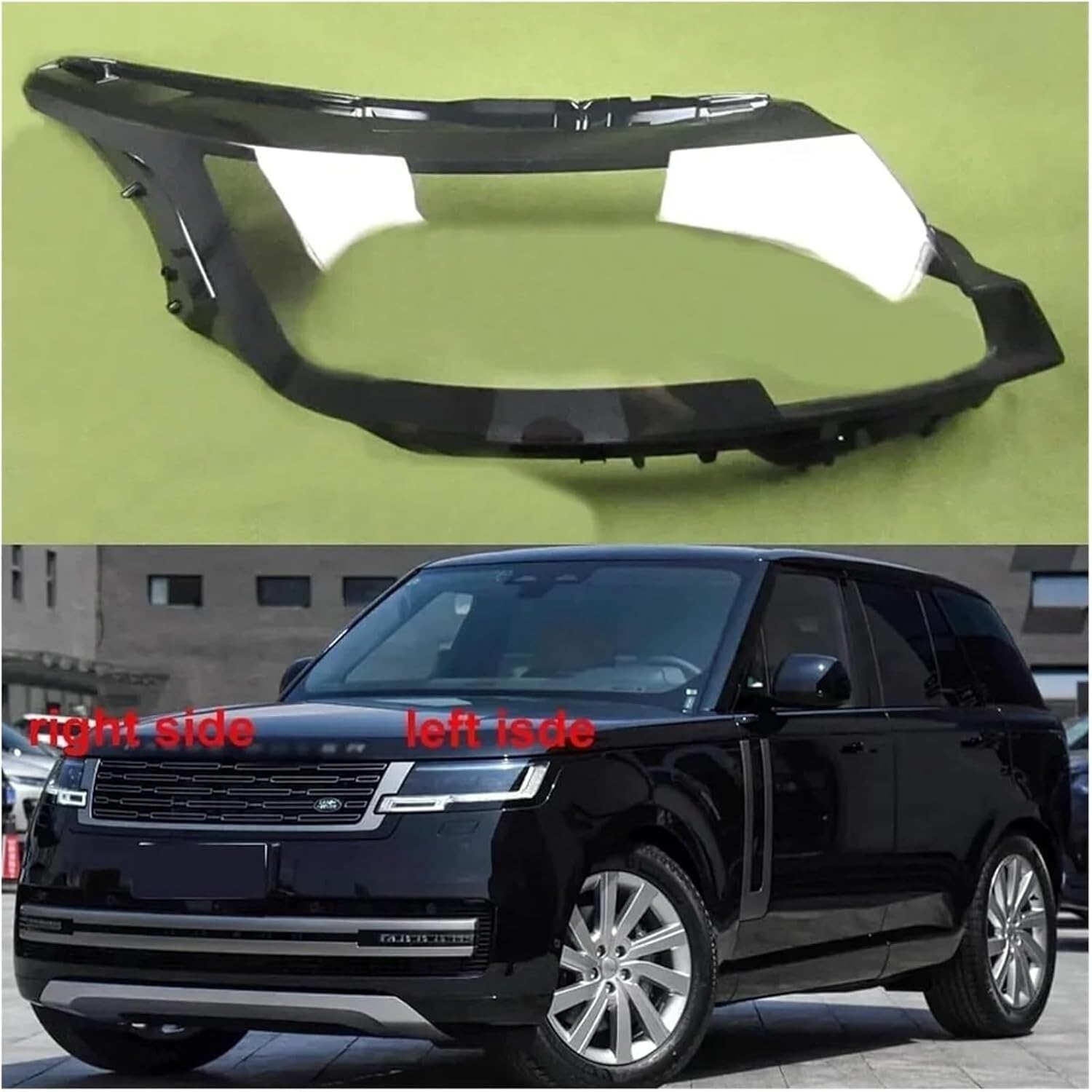 Car Headlight Lens Car Front HeadlAmp Shell Replacement for land for rover Executive for edition 2023 Headlamp Transparent