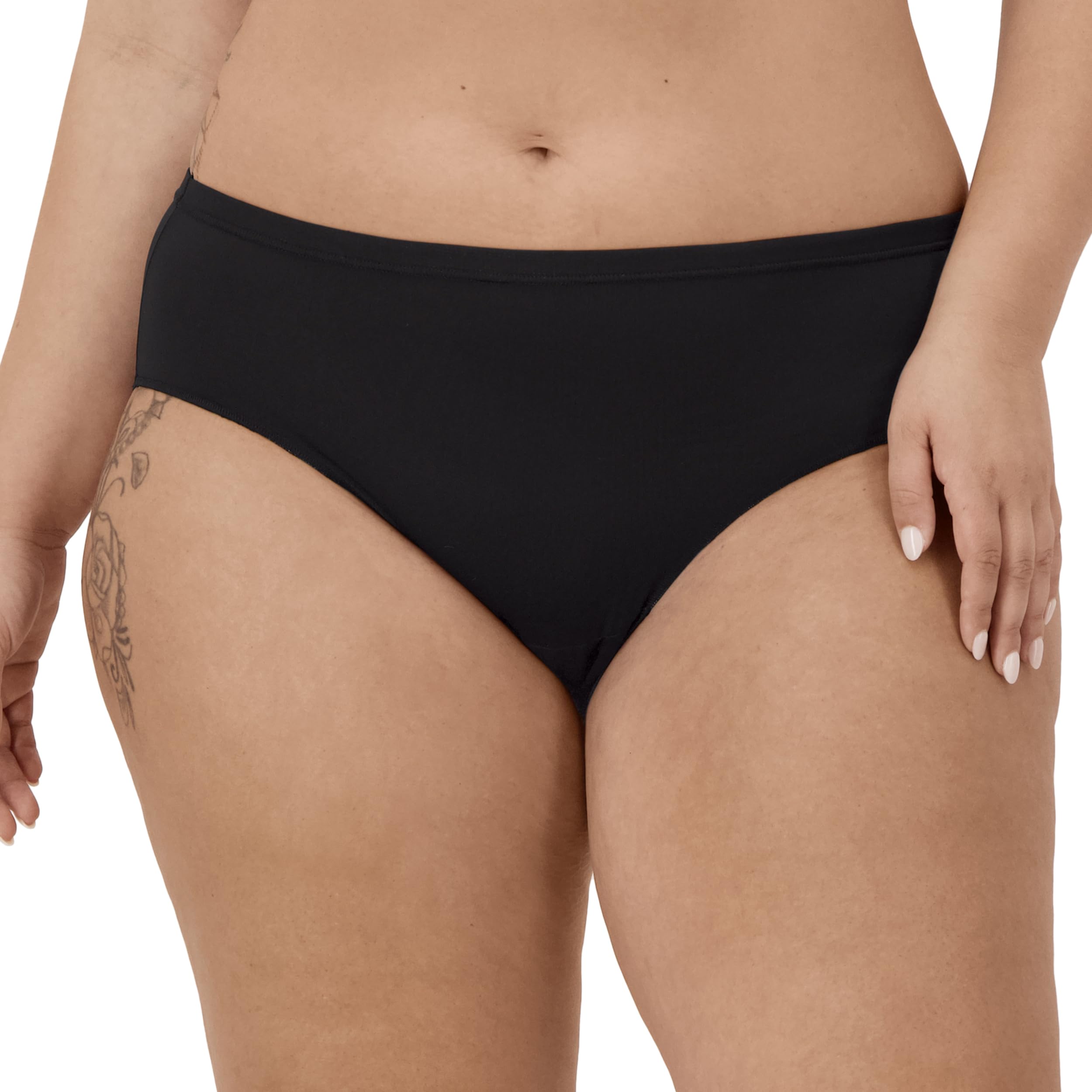 Hanes Paquete de Ropa Interior Hipster para Mujer, Bragas de Malla Transpirable para Mujer, Paquete de 5