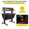 VEVOR Vinyl Cutting Plotter Max. Paper Feed 720 mm Foil Plotter Cutting Force 500 g Plotter Cutter with Optical Eye Signmaster Software Stepper Motor Plotter Semi-Automatic with Stand
