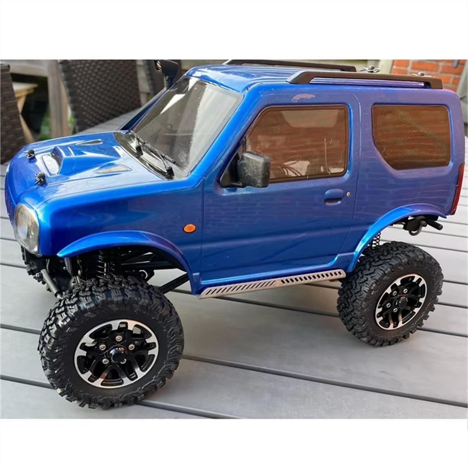 Componentes Auto RC Compatible con Traxxas para TRX4 D90 para Axial para SCX10 II para Redcat para MST 1/10 Coche Trepador De Control Remoto 4 Uds 90Mm 1,9 Neumático Rueda