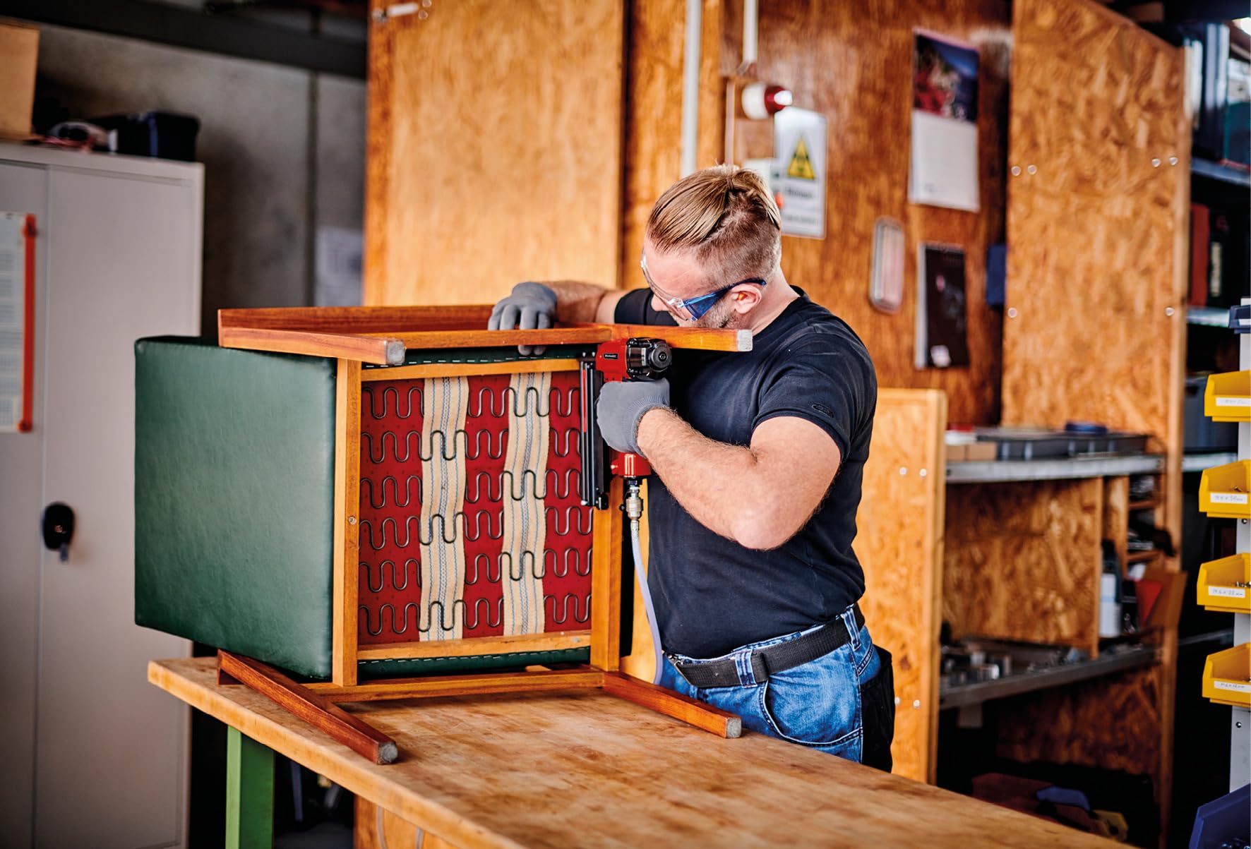 Image secondaire de Compresseur à air silencieux Einhell TE-AC 6 - 550W, 6L, 8bar