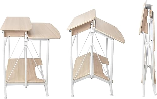 Miniatura 5 de Calico Designs Stow Away - Escritorio plegable color blanco