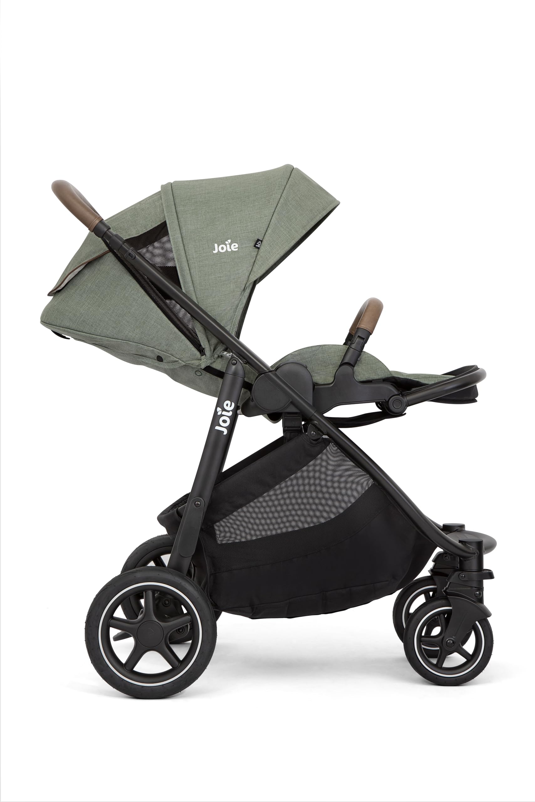 Joie versatrax Buggy, kompakt faltbar, flache Liegeposition,  Reisesystem-kompatibel, mit Regenschutz & hhenverstellbarem Schieber,  Geburt bis 4 Jahre (022 kg), laurel : Amazon.de: Baby