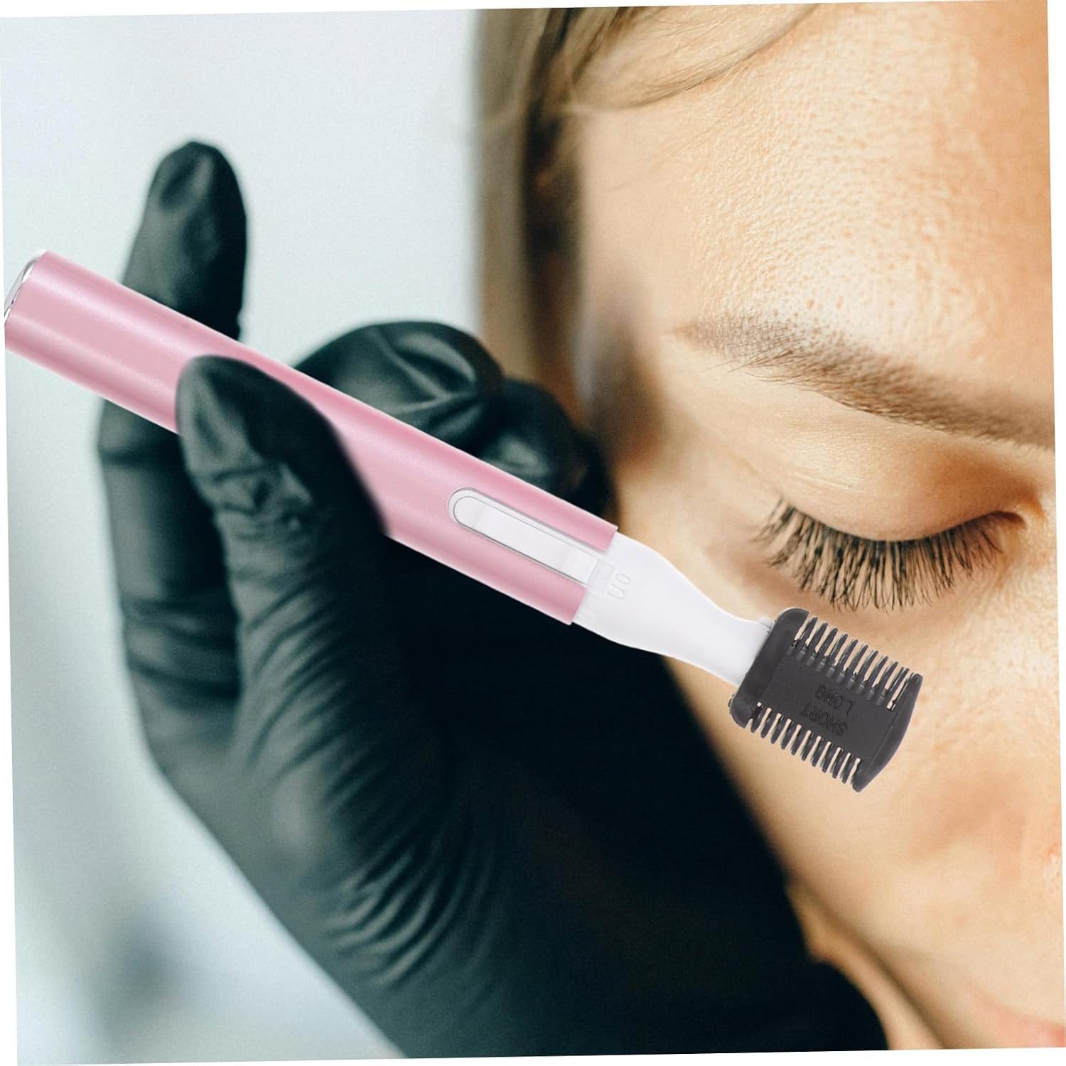 Electric Eyebrow Trimmer and Nose Hair Removal Device Portable Shaver for Women Compact Hair Remover for Eyebrow Shaping Safe and Quick Hair Trimming Battery Not Included