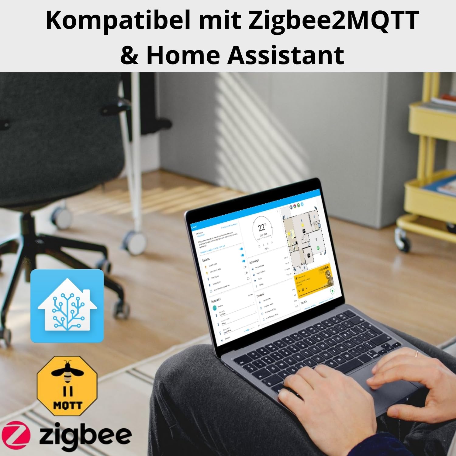 Czujnik ruchu ZIGBEE 3.0 TUYA na baterie PIR