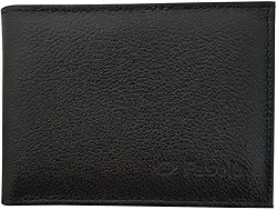 Carteira em Couro Masculina, Fasolo, Preto