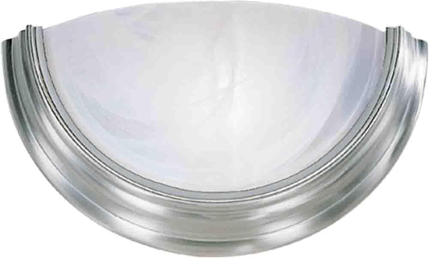 617592 14-3/4-Inch W by 17-1/2-Inch H by 4-Inch E Lunar Bay Lighting Collection Wall Sconce, Brushed Nickel