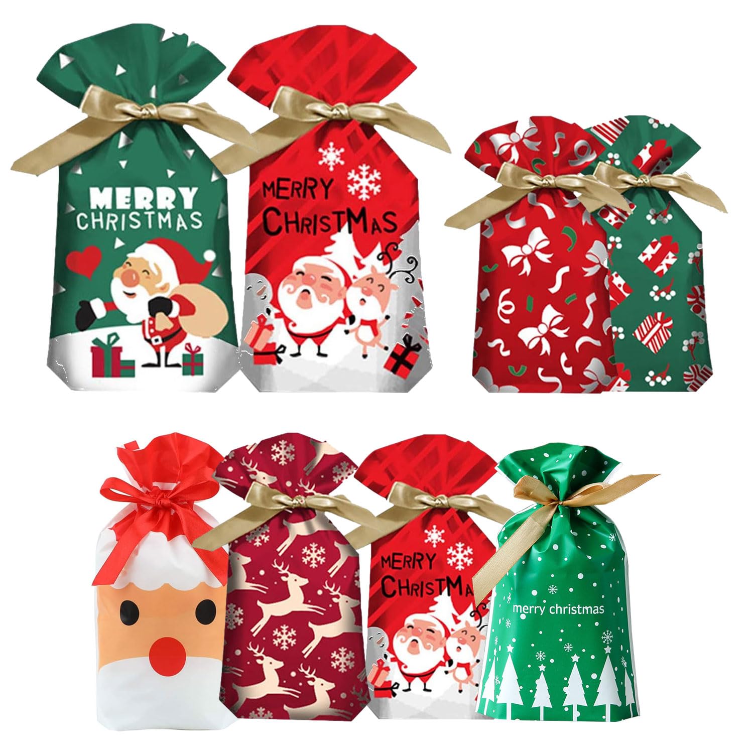 Weihnachtstüten Groß BQTQ 42 Stück Weihnachten G Produktbild-Vorschau 11