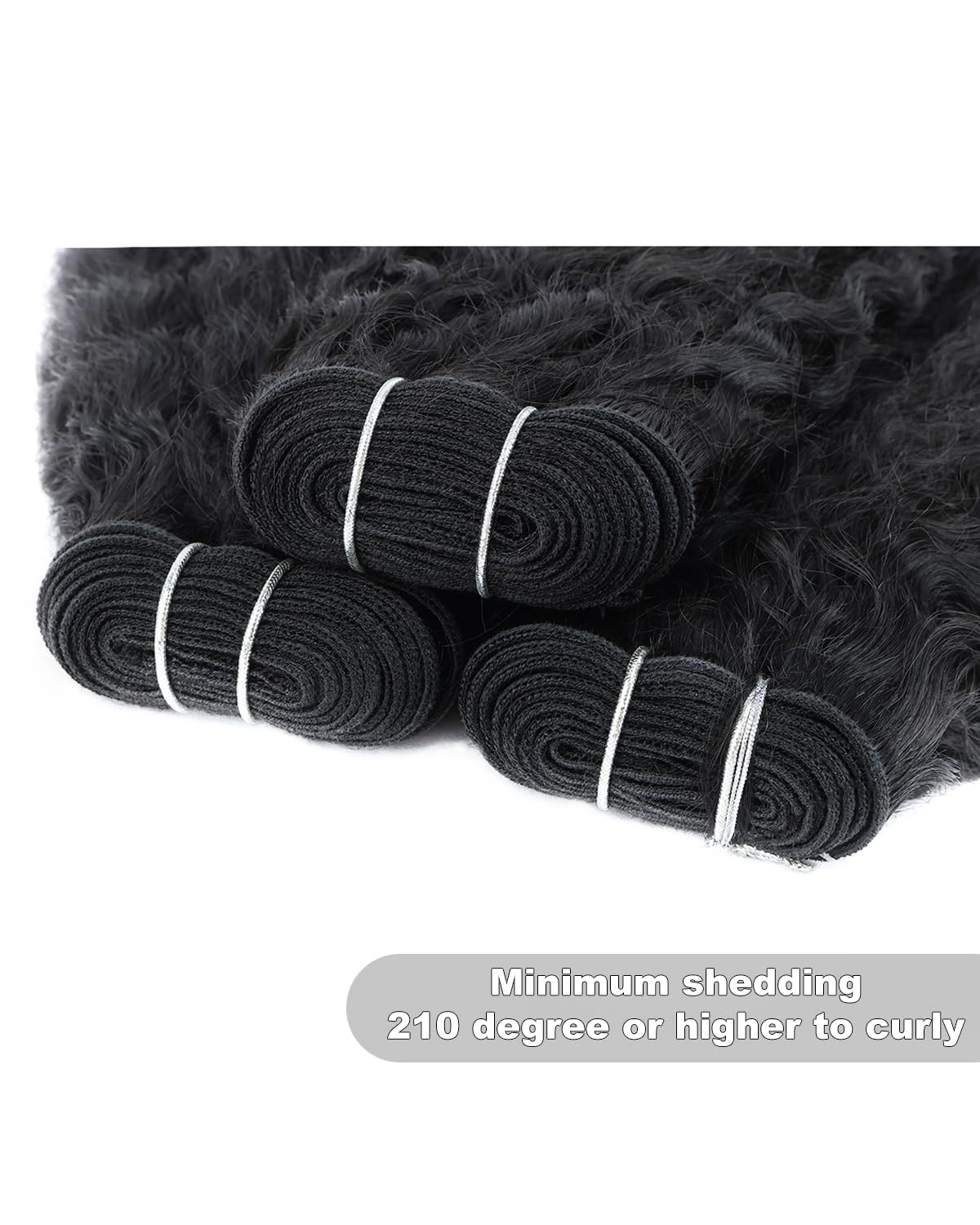 Kinky Straight Bundles Human Hair 100% Virgin Remy Brazilian 16 18 20 Inch Yaki 3 Bundles For Women Natural Black Color