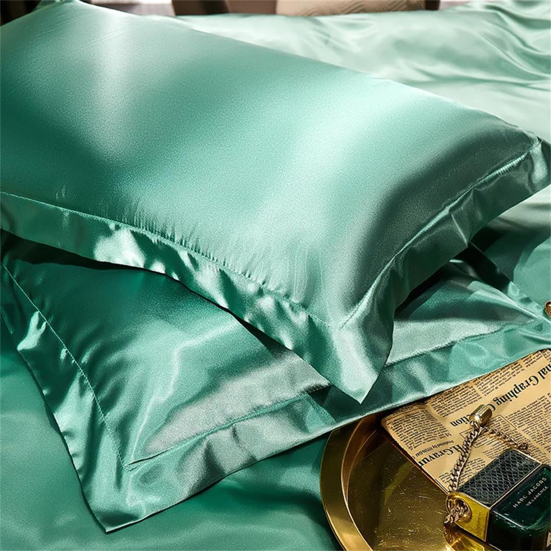2PCS solid Real Silk Pillowcase Natural Mulberry Pillow Case Silk Pillow Cases For Bed