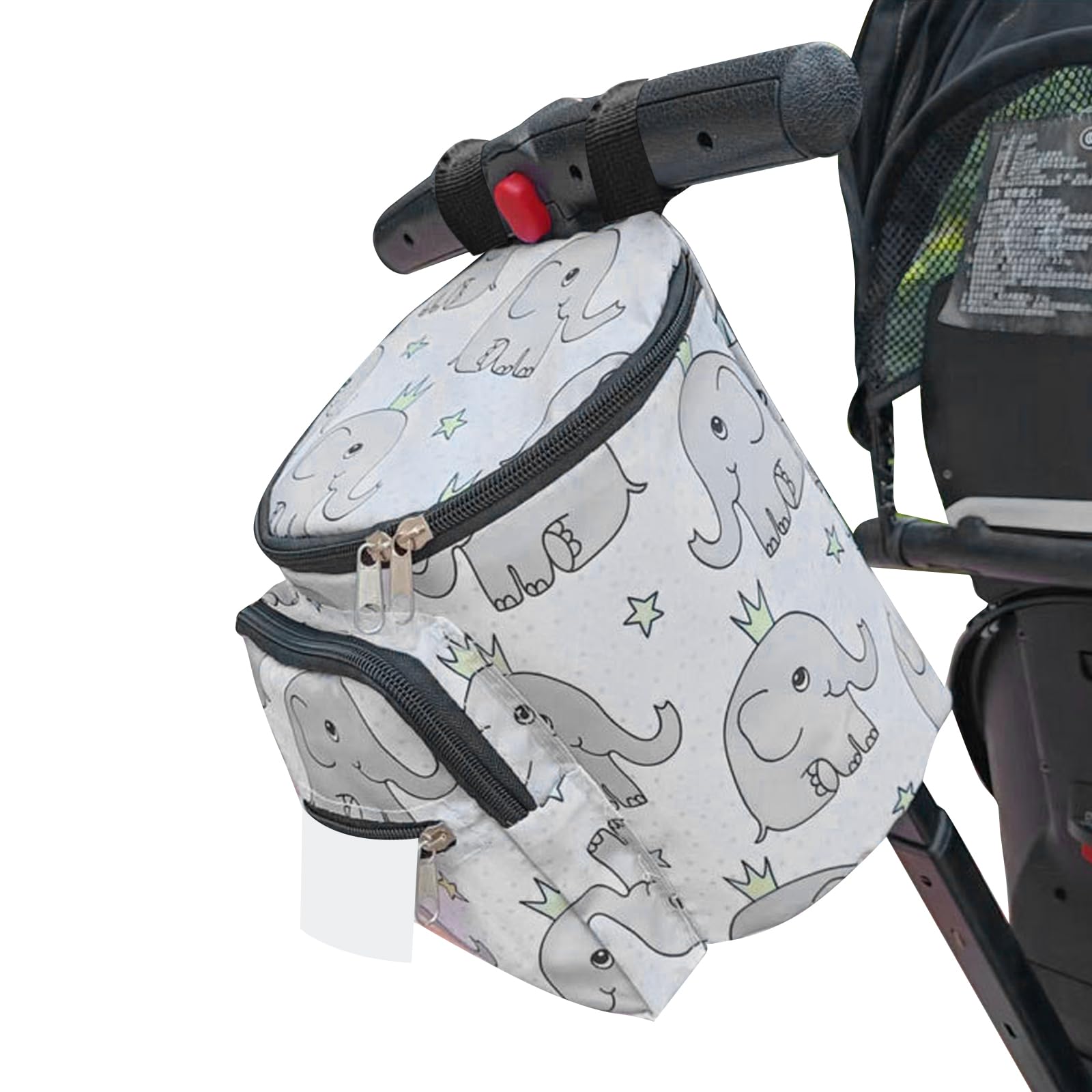 Universal Bolsa Organizadora Para Cochecito, Bolso Carro Bebé para Mamá, Bolsa Organizadora de Cochecitos, Bebé Bolsa de Almacenamiento Accesorios para Cochecito Coches de Paseo (Style A)