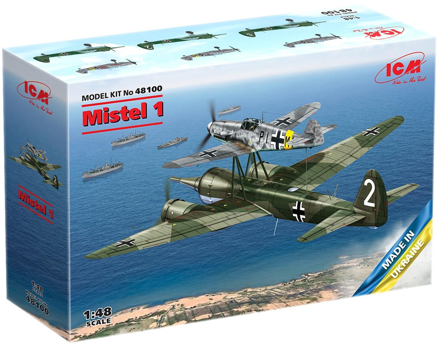 ICM 1:48 - Mistel 1, WWII German Composite Aircraft