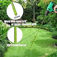 Vista 4 de Broca alargada mejorada de 32 x 2 pulgadas, sin necesidad de hacer sentadillas para perforar agujeros, 100% de barril sólido de longitud extendida