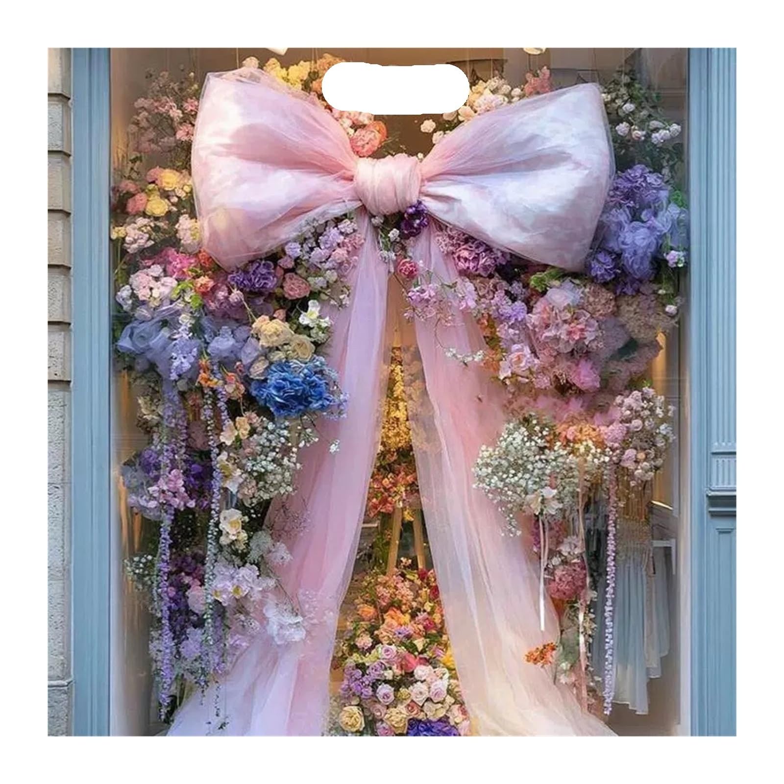 MFESFCS Giant Bow Decorations Oversized Giant Bow Decor For Wedding Birthday Party Photo Props Shop Window Decor(B Pink1.5mX2.5m)