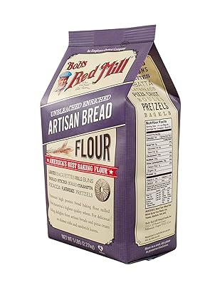 Bobs Red Mill Artisan Bread Flour 5 LB Pack of 2