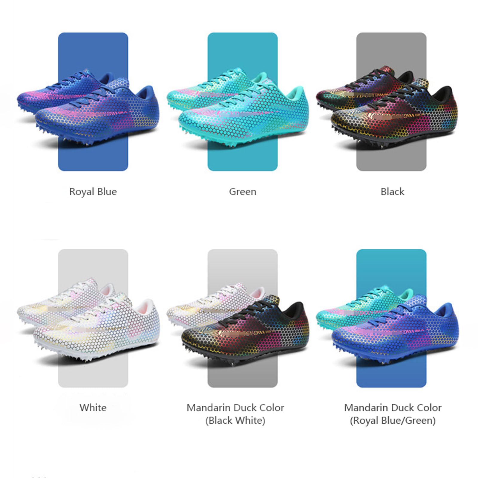 Zapatillas De Correr con Clavos Zapatillas De Atletismo con Clavos Zapatillas Deportivas con Clavos De,CóModas Resistencia Resistente Al Desgaste Antideslizantes para Hombres Y Mujeres