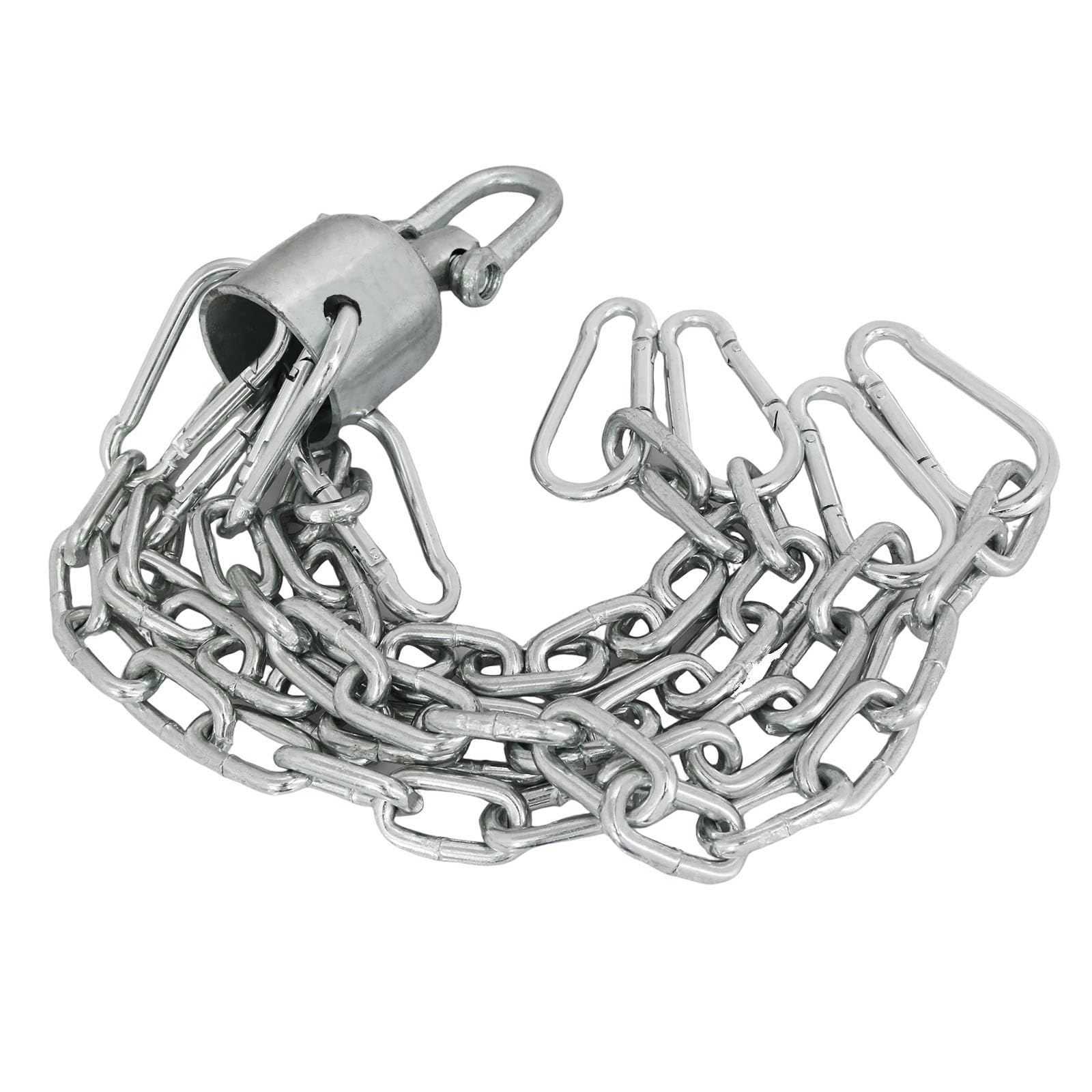 heyous Gancio per sacco di sabbia (grande) in acciaio inox, per sparring, boxe, alpinismo, ganci a molla per sacchi pesanti, palestra, altalena, trapezio e amache