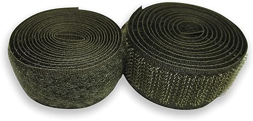 Miniatura 8 de Cinta de velcro para coser de 34 pulgadas de ancho, color caqui, no adhesiva, 1 yarda de longitud, cinta de nailon verde oliva, juego de sujetadores