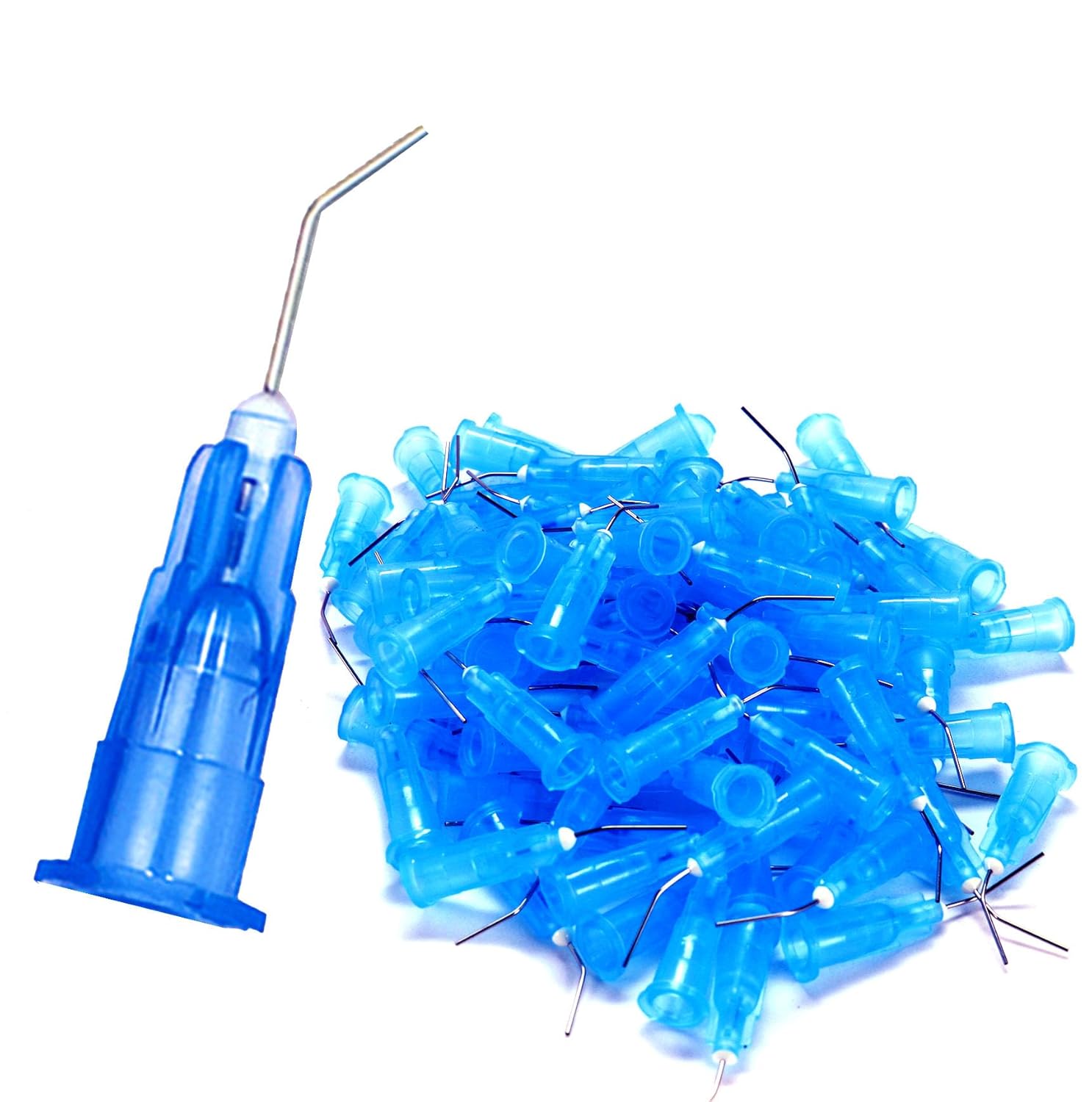 LA MIERE 1000Pkg. Pre-Bent applicator Tips 18 Ga. Pink Dental PreBent Cavity Liners, Bases & Composites Dispensing Needle Etchants Tips