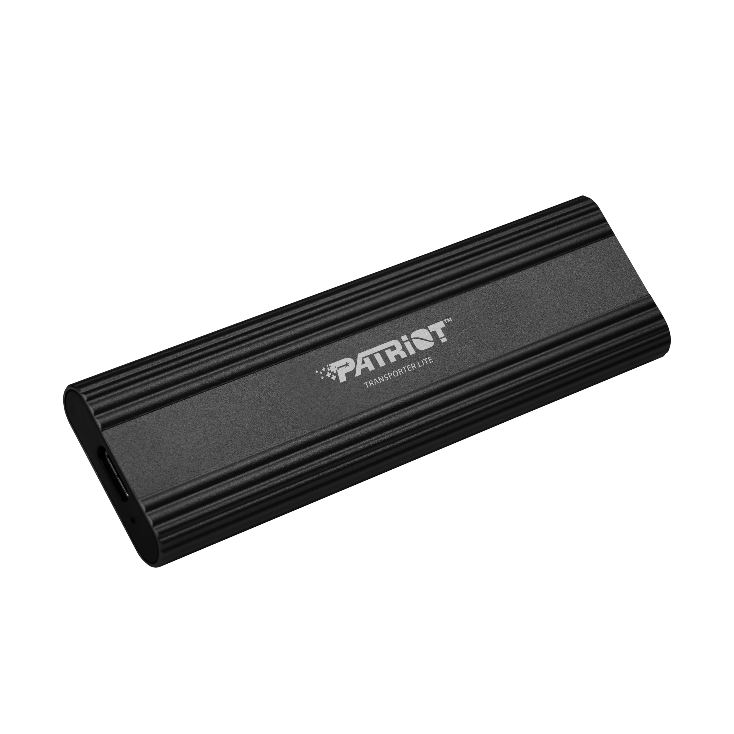 Patriot Transporter Lite 512GB Type-C USB 3.2 Gen 2 External Portable SSD Black - Sequential Read: Up to 1000MB/s and Sequential Write: Up to 1000MB/s - External Solid State Drive - PTPL512GPECB