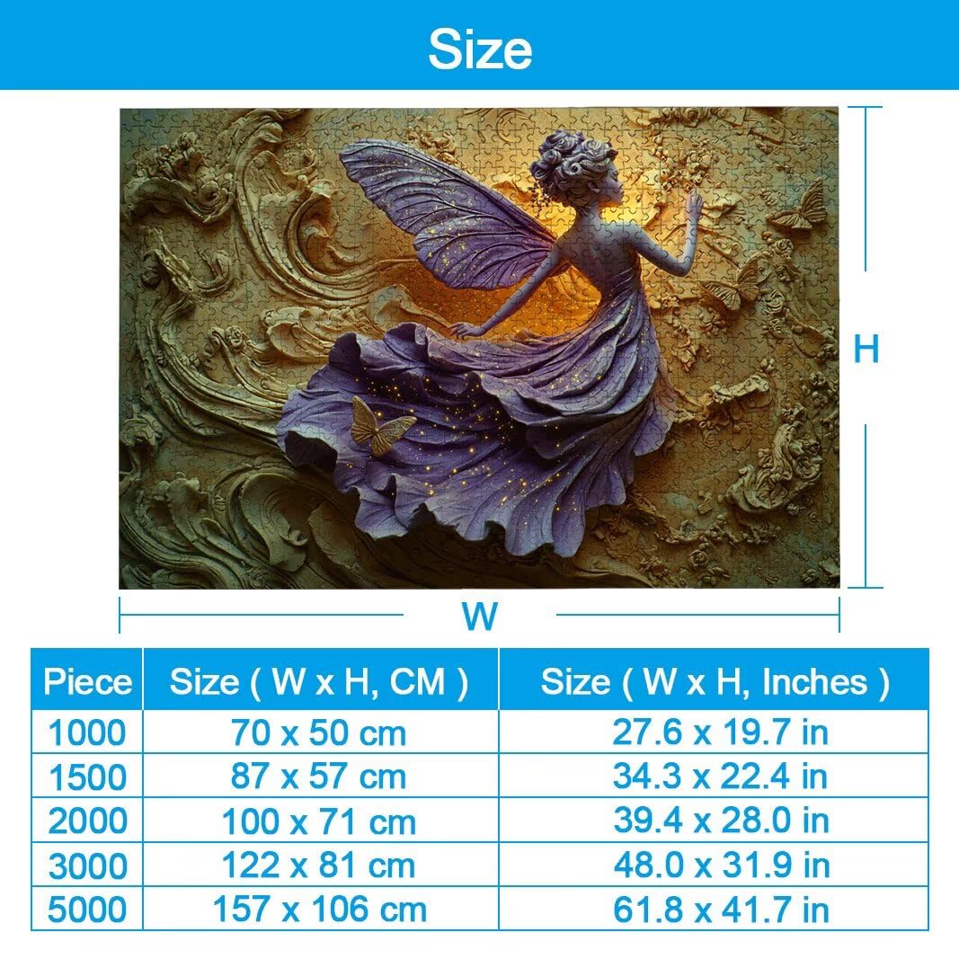 Puzzle 2000 Piezas, Puzzle Elfos de Madera para Adultos, Regalos -2604