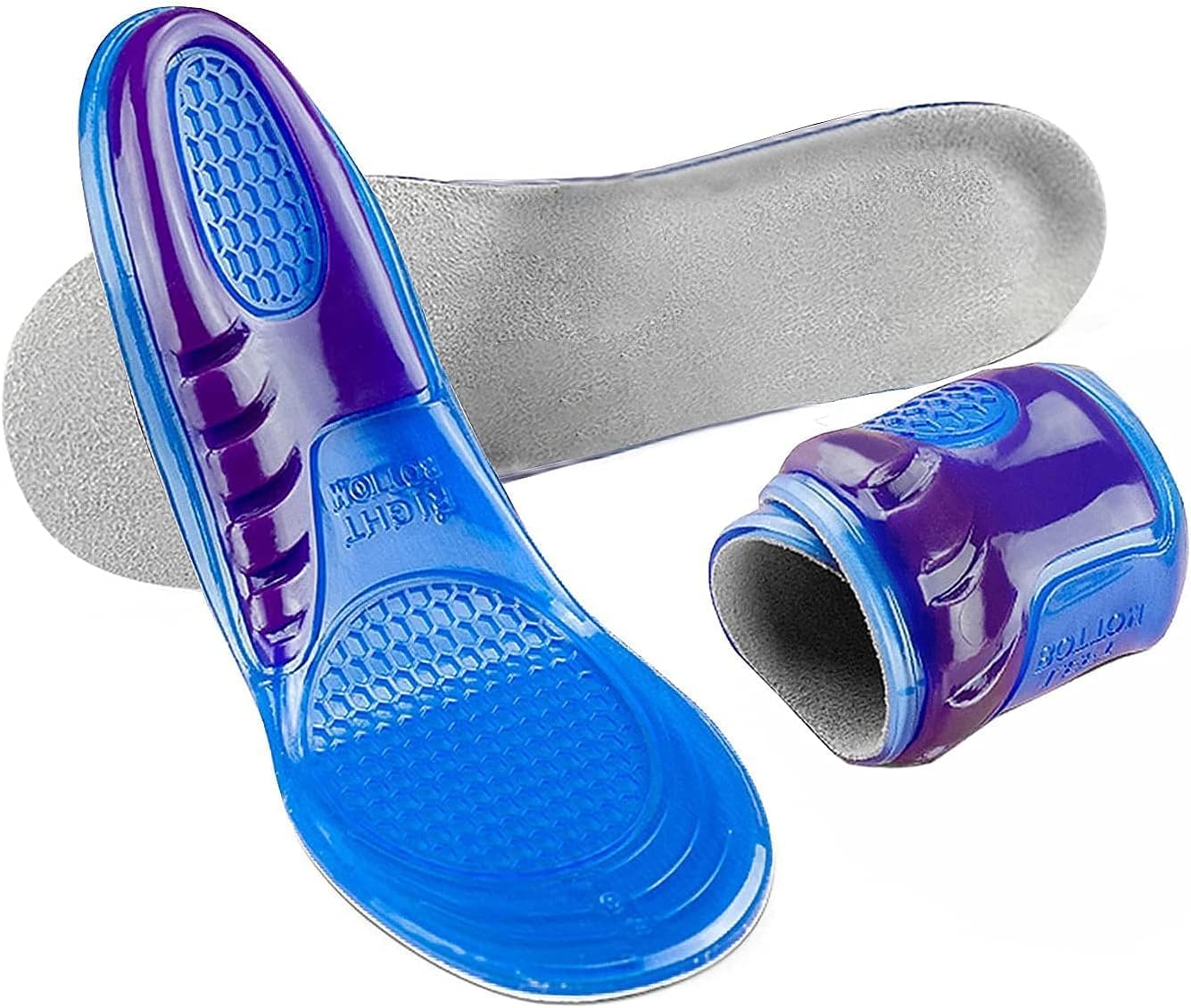 royalkart Sole Care Gel Heavy Duty Trimmable Insoles, for Loose Shoes or Replacing Existing Insoles, Thick Shoe Inserts, Extra Comfort and Support (6-10)(Purple) (B07GTL6259) Amazon Price History, Amazon Price Tracker