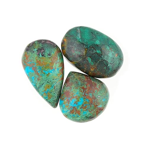 Vista 57 de (5 piezas) piedra preciosa natural de jaspe de sangre, cabujón suelto al por mayor, fabricación de joyas de bricolaje, envoltura de alambre, Lapis